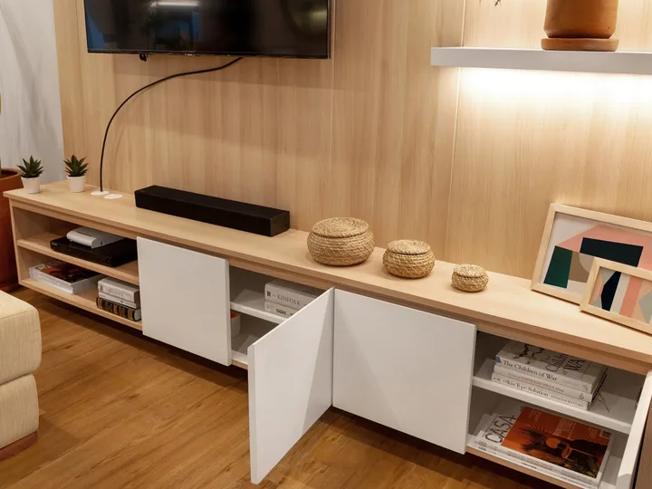 Media Walls & Entertainment Centers in a Cincinnati home
