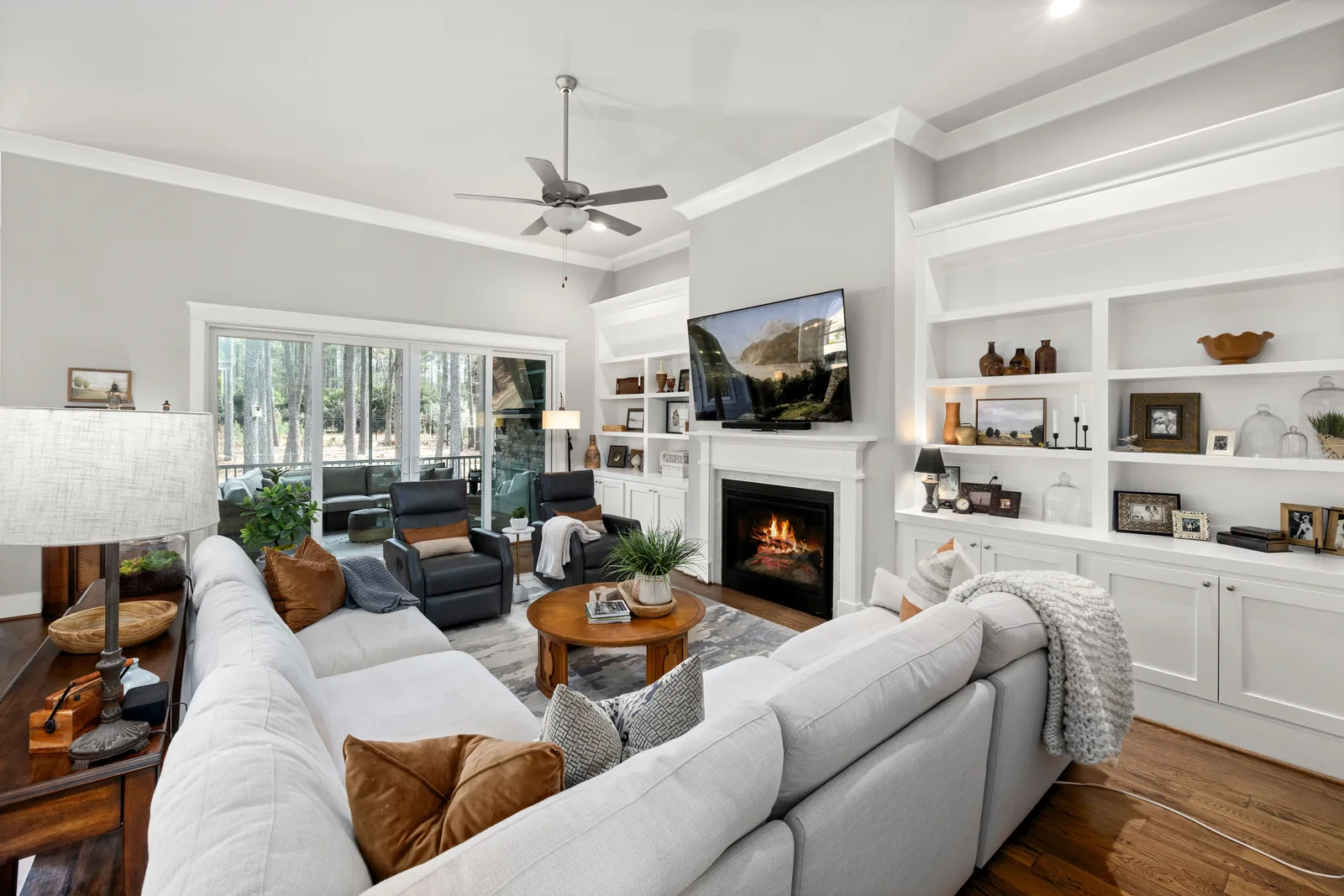 Fireplace Built-Ins built and installed in a Cincinnati home